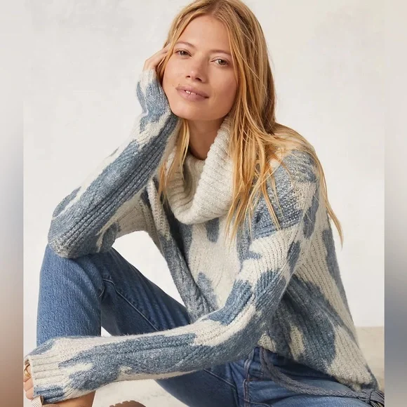 Pilcro Spotted Turtleneck Sweater From Anthropologie!!🔥🔥🔥 - Picture 4 of 16